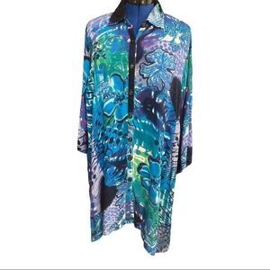 ‎ROAMAN’S Multi-Color Women’sTop Sz 24,Bohemian